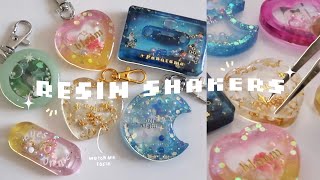 how I make resin shaker charms ☁️  watch me resin [upl. by Pierce]