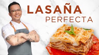 El secreto de la receta perfecta de Lasaña sin cocer primero la pasta [upl. by Juetta]