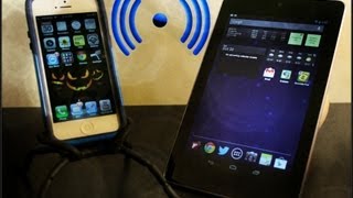 How To Use Personal HotSpot iPhone  Tether Your iPhone 5 [upl. by Nosa966]