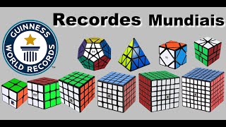 😱 Os Recordes Mundiais no Cubo mágico 🌎 [upl. by Aneleve]