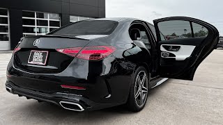 2023 Mercedes CClass C 300 Sedan Walkaround Review  Exhaust Sound [upl. by Epoh249]