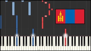 Mongolia National Anthem Piano Tutorial [upl. by Simsar811]