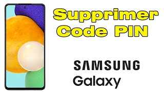 Comment enlever le code PIN sur Samsung supprimer code PIN carte SIM [upl. by Yazbak]