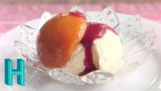 How to Make Peach Melba  Hilahs French Brunch [upl. by Oicnedif976]