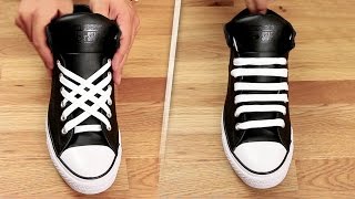 5 Coolest Ways To Tie Shoe Laces [upl. by Leorsiy]