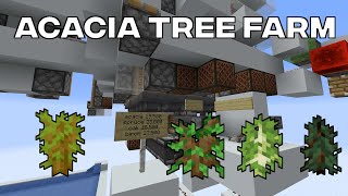 Fast 4 Type Tree Farm Acacia Spruce Birch Oak [upl. by Alegna646]