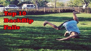 top 10 insane backflips fails  backflips goes wrong [upl. by Atims]