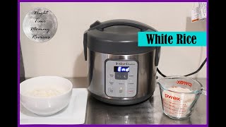 White Rice  INSTANT ZEST RICE AND GRAIN COOKER [upl. by Eilloh]