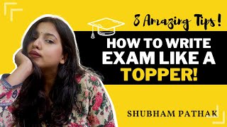 How To Write Exam Like A Topper  Paper Presentation Skills  Boards 2021  Shubham Pathak [upl. by Noyek]