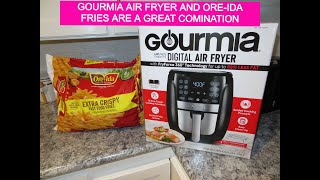 GOURMIA AIR FRYER AND OREIDA FASTFOOD FRIES  HOW TO USE THE GOURMIA AIR FRYER [upl. by Hunter]