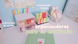 DIY Organizadores caseros  aestheticcute [upl. by Jackqueline553]