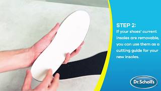 Dr Scholls  How To Use OdorX® OdorFighting Insoles [upl. by Annaerda]