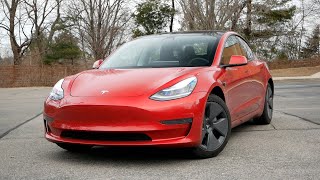 2021 Tesla Model 3 Standard Range Review  Walk Around and Test Drive [upl. by Susanna578]