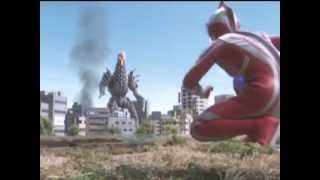 Ultraman Mebius vs Deathrem First Fight [upl. by Dwane585]