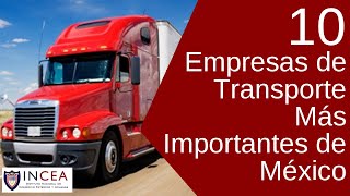 10 Empresas de Transporte Más Importantes de México [upl. by Aihtibat]