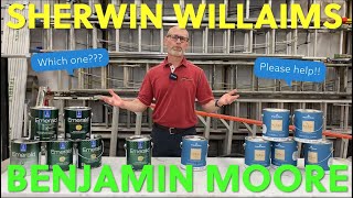 Sherwin Williams VS Benjamin Moore  Which is BEST [upl. by Adnarram]