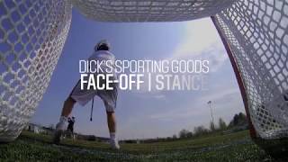 Lacrosse Faceoff Tips Stance [upl. by Kleper]