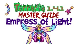 Terraria Empress of Light Guide Master Mode amp Others Fight Drops Summon Item Etc [upl. by Assiar]