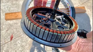 How to open an eBike hub motor on an electric bicycle [upl. by Malinde773]