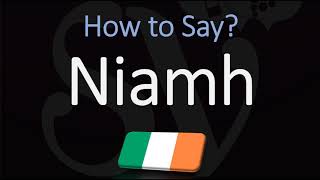 How to Pronounce Niamh CORRECTLY Irish Names Pronunciation [upl. by Lysander756]