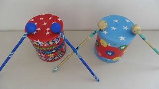 DIY Tambores ⭐️ Drums ⭐️  Creative Flower [upl. by Namlaz]