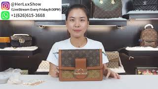 LOUIS VUITTON DAUPHINE MM REVIEW [upl. by Calisa]