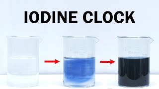 Recreating the Iodine Clock Reaction at Home with Vitamin C [upl. by Slaby]