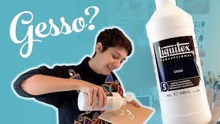 Whats Gesso And how do you use it [upl. by Llebpmac]