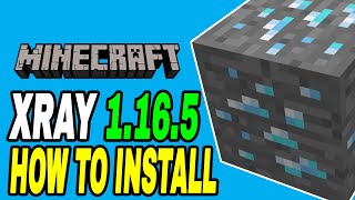 Minecraft How To Install XRAY 1165 Mod amp Texture Pack Versions Tutorial [upl. by Antons930]