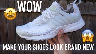 HOW TO CLEAN WHITE SHOES [upl. by Civ]