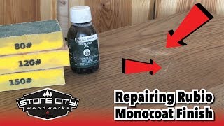 Repairing Wood with Rubio Monocoat Finish [upl. by Ahsen]