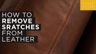 How to Remove Scratches from Leather [upl. by Kotto620]