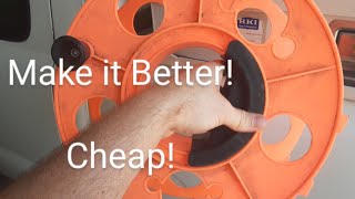 Extension Cord Reel Improvement Hack [upl. by Nire]