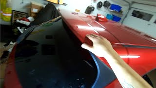 Mazda Cx 5 spoiler squeaking Fix DIY repair [upl. by Aihsekal]