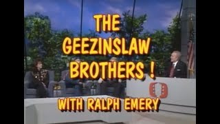 The Geezinslaw Brothers With Host Ralph Emery [upl. by Collete]