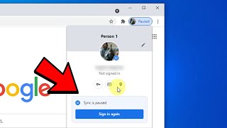 How to fix Chrome Sync is Paused [upl. by Erdman]