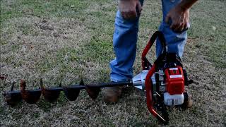 Harbor Freight Auger 63022  Test and Review [upl. by Tol876]