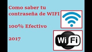 Como saber la contraseña de mi wifi  PC y Laptop  Super facil [upl. by Annaohj713]