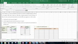 Ejercicios de Excel  Funciones financieras Caso1 [upl. by Irrot219]