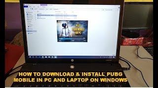 How to Download amp Install PUBG Mobile On PCLaptop In Windows 7810 Easy And Fast Method [upl. by Michail]