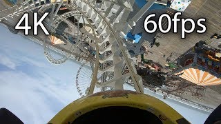 Sea Serpent front seat onride 4K POV 60fps Moreys Piers [upl. by Marinelli611]