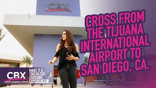 Fly to Tijuana and cross directly to San Diego California without leaving the airport [upl. by Nimzaj]