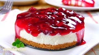 No Bake Cherry Cheesecake [upl. by Warwick833]