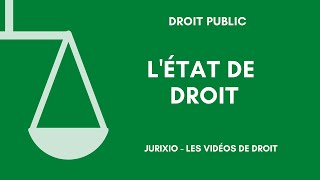 LEtat de droit [upl. by Esimaj722]