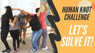 Human Knot Challenge HOW TO PLAY amp SOLUTION [upl. by Livia]