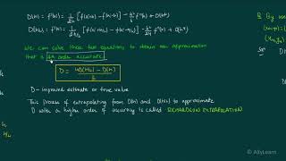 14 Richardson Extrapolation  Formula amp Questions [upl. by Dorina]