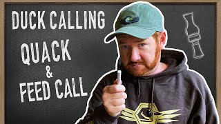 Duck Calling Instructional  How to Blow a Duck Call  Part 1 [upl. by Adiasteb]