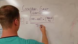 The CockcroftGault Equation How to Estimate Creatinine Clearance [upl. by Latsyrhc]