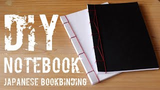 DIY  Notebook japanese bookbinding  Back to School [upl. by Nnodnarb]