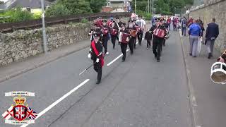 Donaghmore Accordion Band  Bessbrook True Blues FB Parade 2023 [upl. by Aenad]